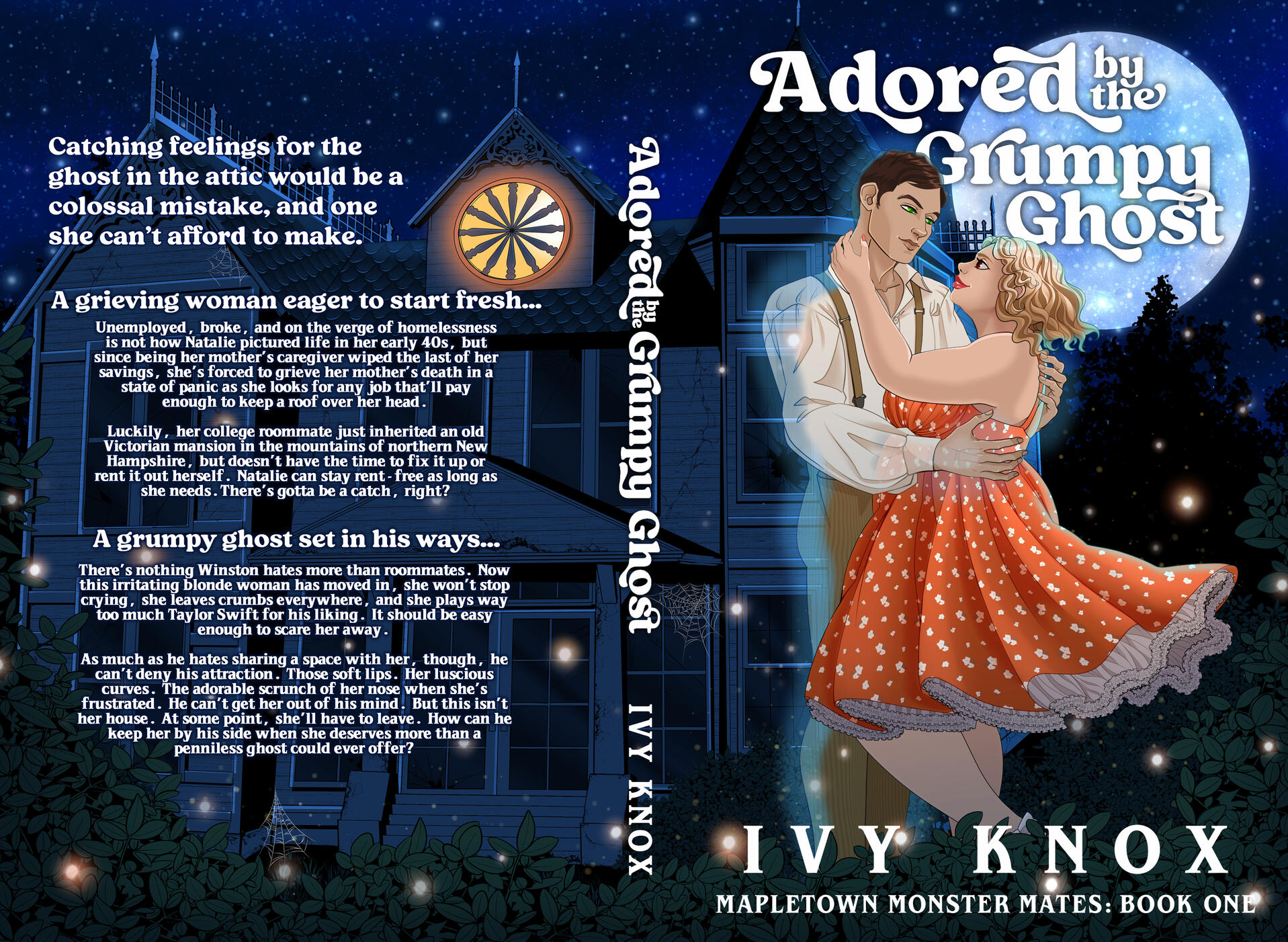 Adored by the Grumpy Ghost by Ivy Knox